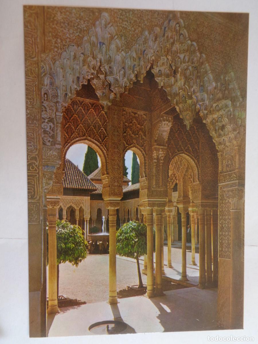 Postales: POSTAL DE GRANADA - LA ALHAMBRA : PATIO DE LOS LEONES
