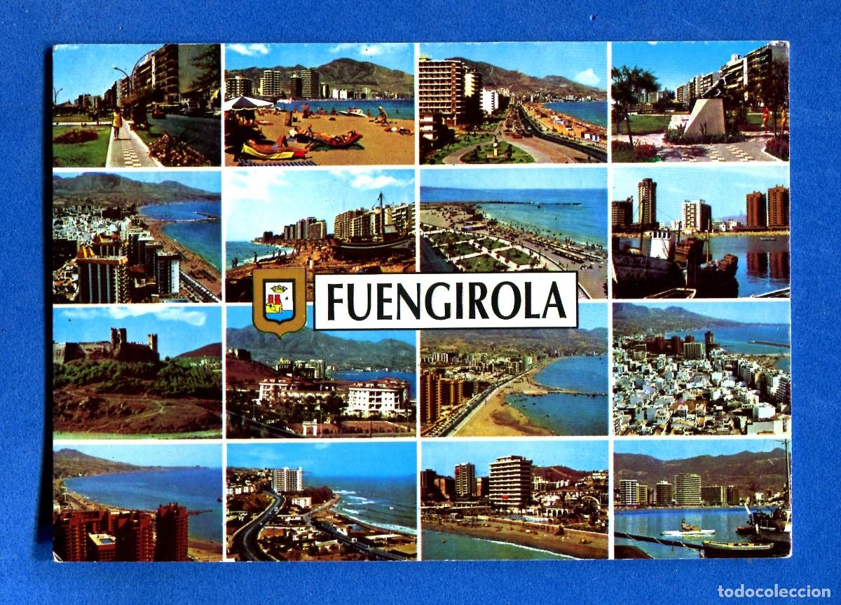 Postales: POSTAL SIN CIRCULAR FUENGIROLA 21 MALAGA EDITA ESCUDO DE ORO
