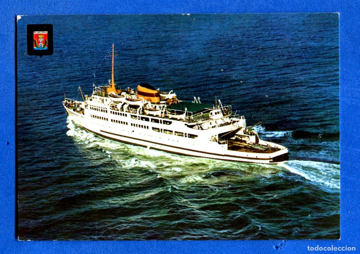 Postales: POSTAL SIN CIRCULAR ALGECIRAS 103 CADIZ TRANSBORDADOR VICTORIA EDITA ESCUDO DE ORO