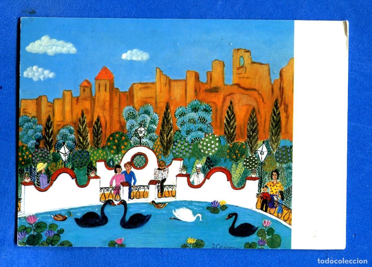Postales: POSTAL SIN CIRCULAR MALAGA 35 PINTURA NAIF EDITA PERLA