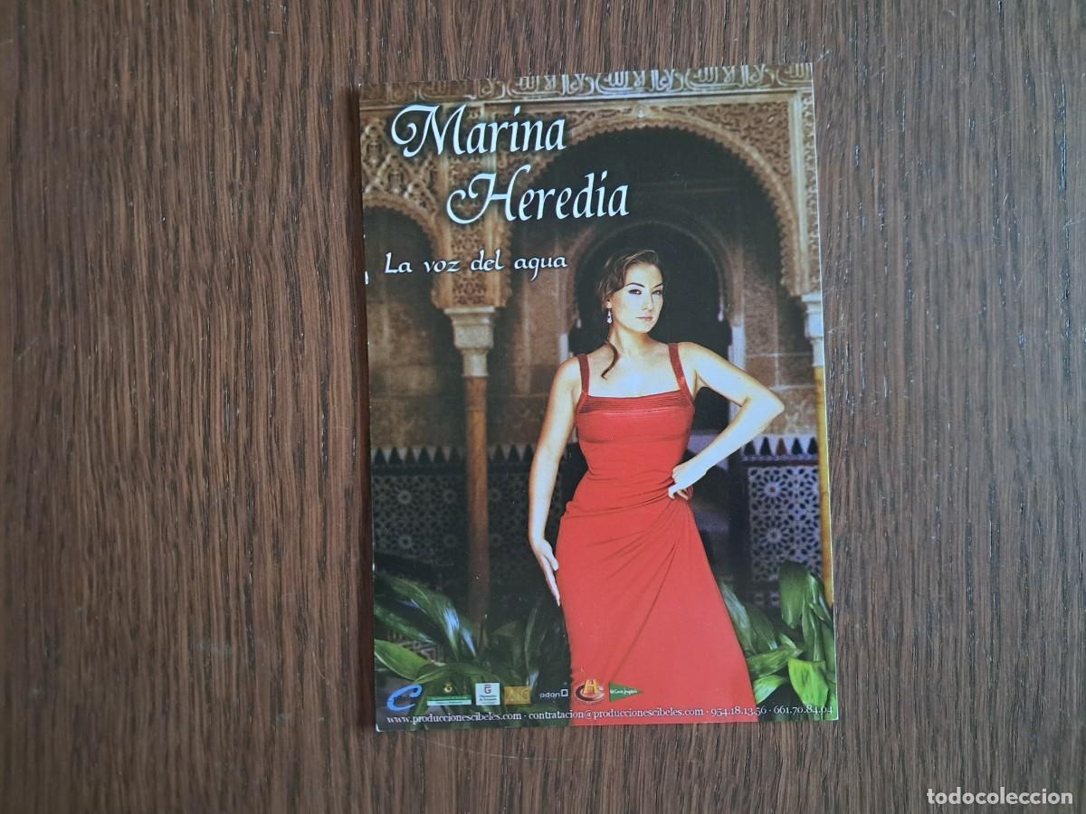 Postales: postal de Espa&ntilde;a de publicidad, Marina Heredia, la voz del agua. cantaora flamenco.