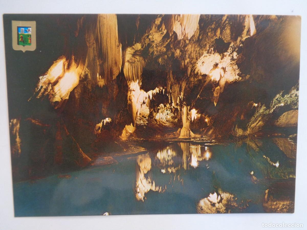 Postales: POSTAL DE ARACENA ( HUELVA ) - GRUTA DE LAS MARAVILLAS : LAGO DE LA ESMERALDA