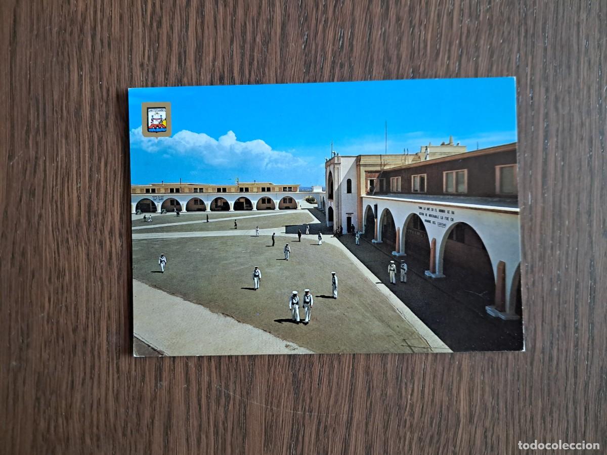 Postales: postal de Espa&ntilde;a, patio del cuartel de instrucci&oacute;n de mariner&iacute;a, San Fernando n&ordm; 2. a&ntilde;o 1962.