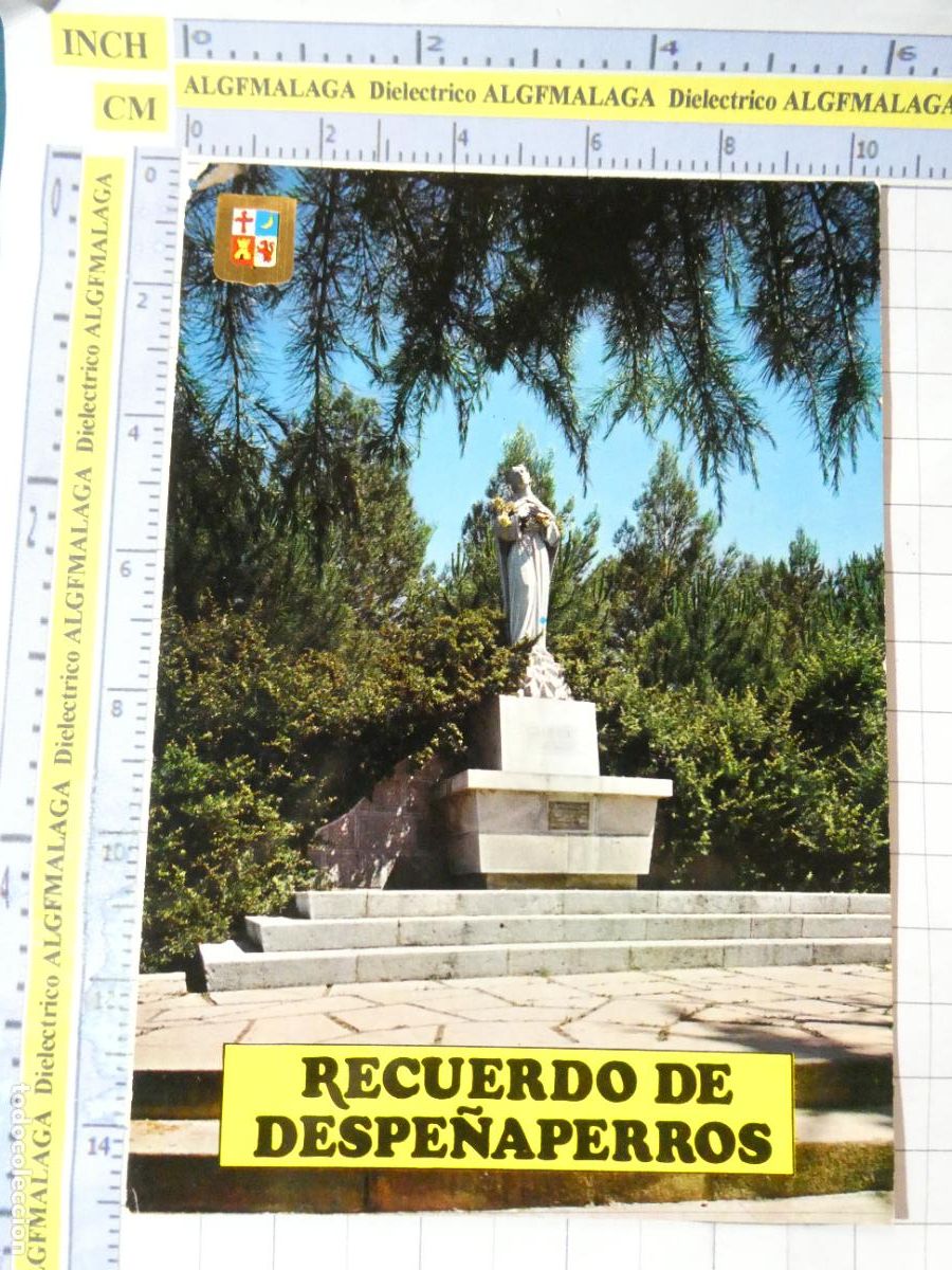 Postales: POSTAL DE JAEN. A&Ntilde;O 1967. DESPE&Ntilde;APERROS MONUMNETO A LA INMACULADA 8 ESCUDO ORO. 2737