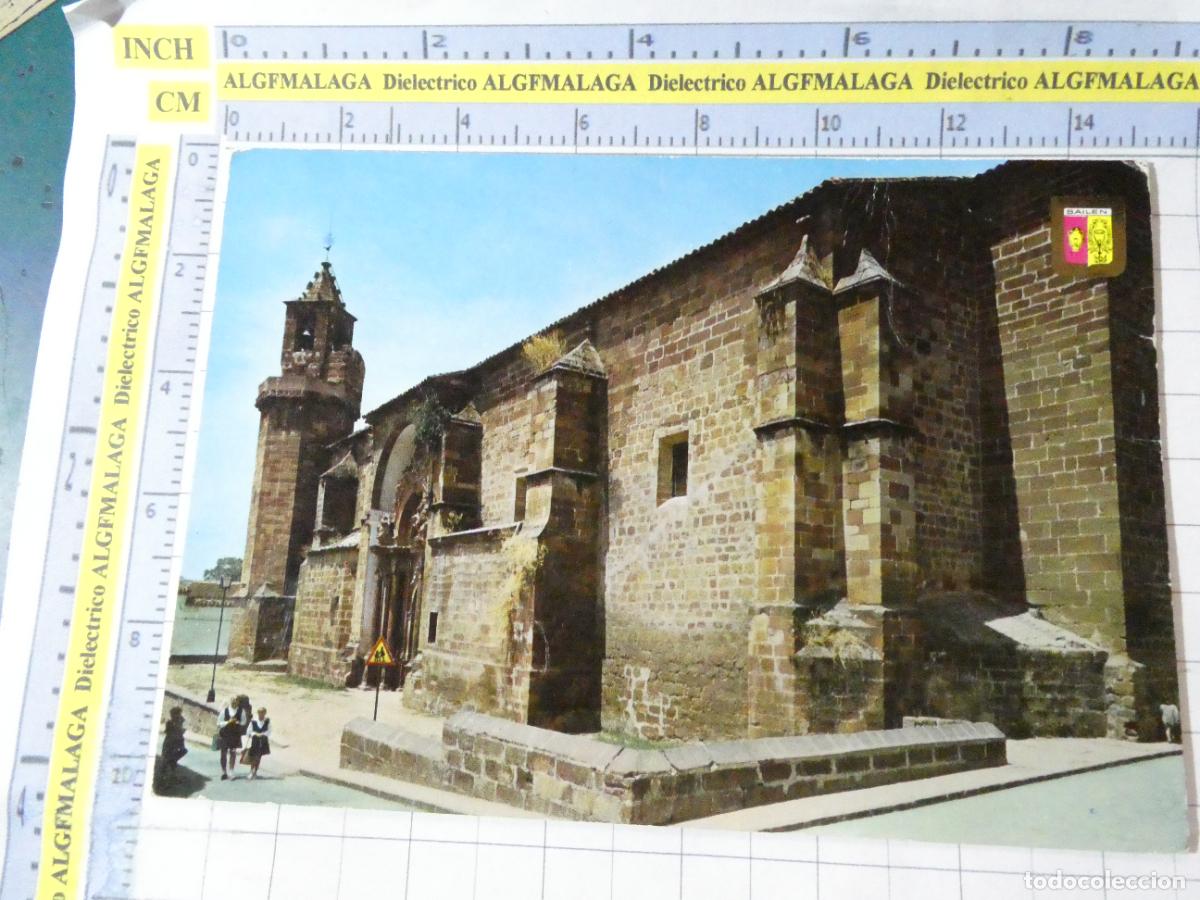 Postales: POSTAL DE JAEN. A&Ntilde;O 1964. BAIL&Eacute;N IGLESIA PARROQUIAL DE LA ENCARNACI&Oacute;N 2 ESCUDO ORO. 2742