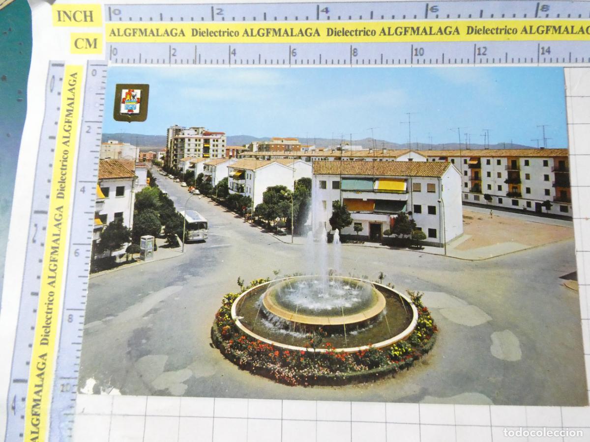 Postcards: POSTAL DE JAEN. A&Ntilde;O 1974. AND&Uacute;JAR AVENIDA DE ALONSO VEGA Y FUENTE LUMINOSA 26 ESCUDO ORO. 2745