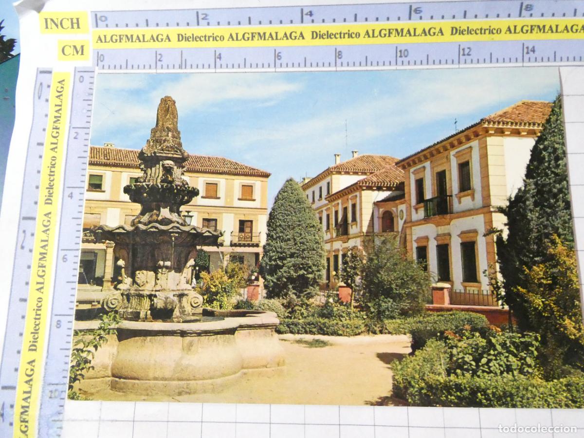 Postcards: POSTAL DE JAEN. A&Ntilde;O 1968. AND&Uacute;JAR VISTA PARCIAL DE LA PLAZA DE ESPA&Ntilde;A 4 GARRABELLA. 2747