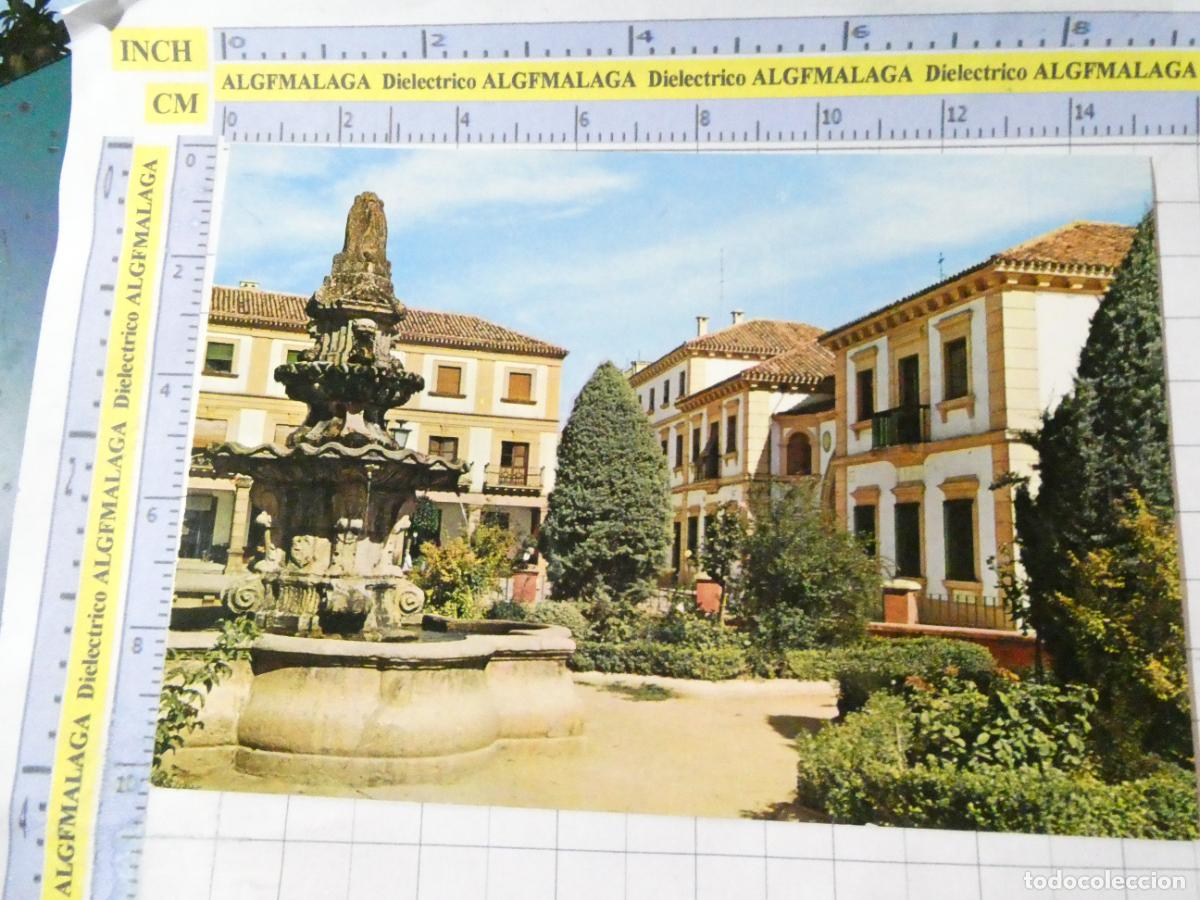 Postcards: POSTAL DE JAEN. A&Ntilde;O 1968. AND&Uacute;JAR VISTA PARCIAL DE LA PLAZA DE ESPA&Ntilde;A 4 GARRABELLA. 2748
