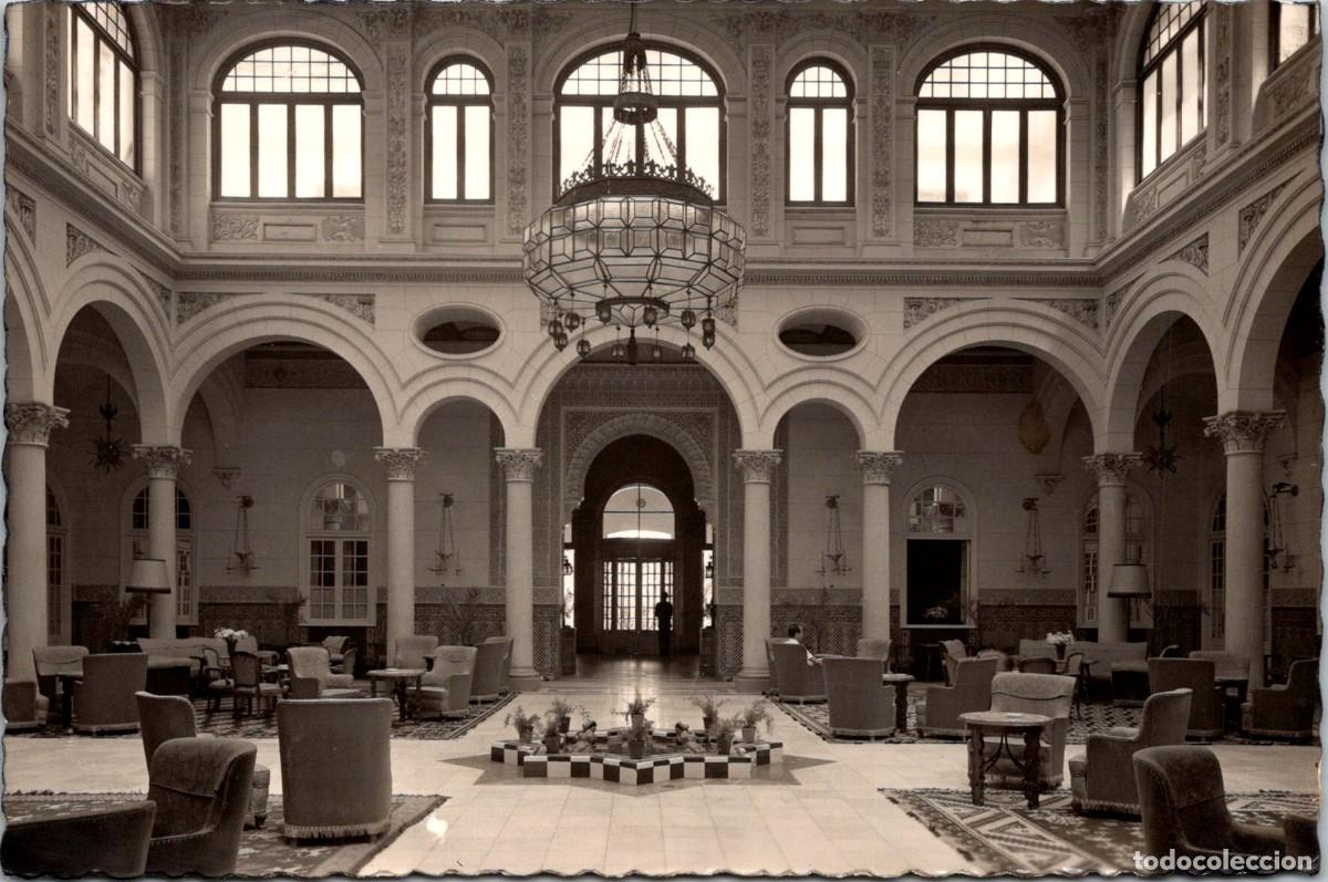 Postales: M&aacute;laga - Hotel Miramar - Hall - Garc&iacute;a Garrabella 6 - 149x99mm