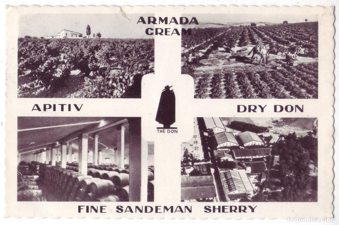 Postales: Jerez de la Frontera (C&aacute;diz): Bodegas Sandeman. Circulada (A&ntilde;os 60)