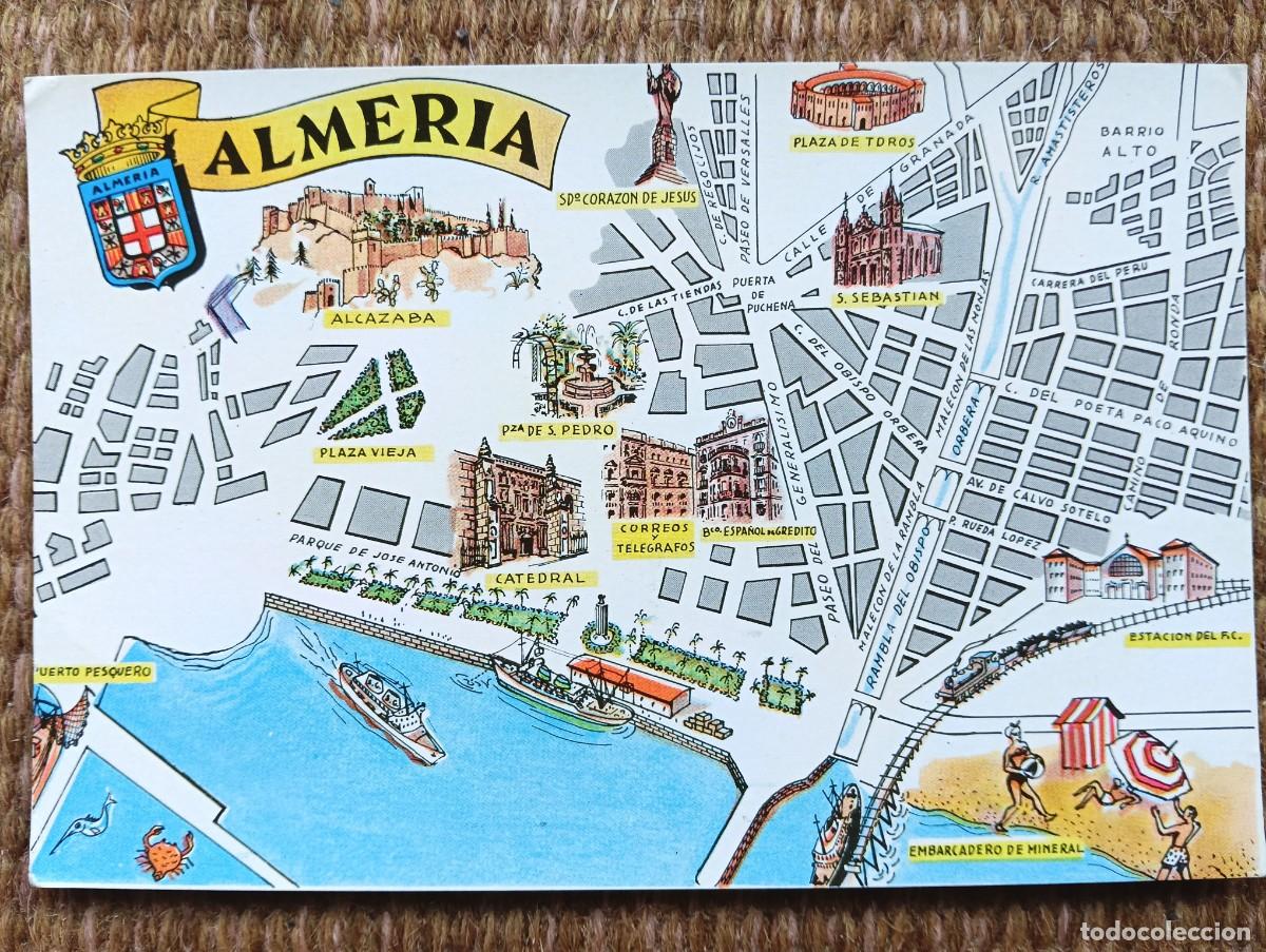 Postales: ALMERIA - PLANO - MAPA - ED. FRESMO