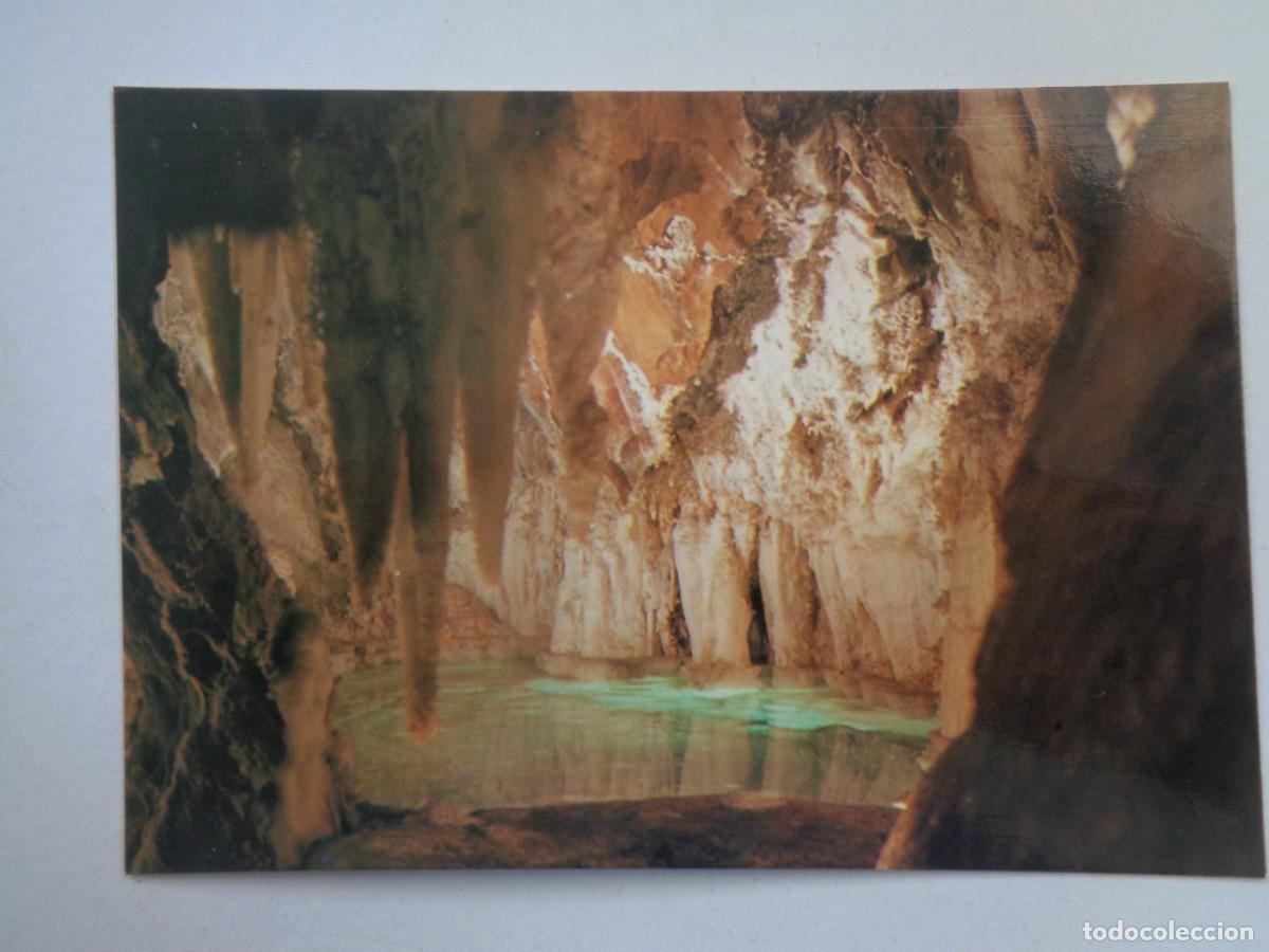 Postales: POSTAL DE ARACENA ( HUELVA ) - GRUTA DE LAS MARAVILLAS : LAGO DEL PAISAJE NEVADO