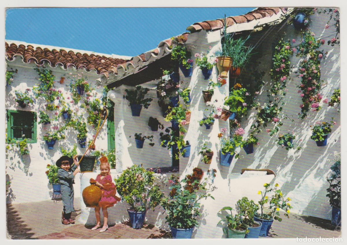 Postales: TARJETA POSTAL - ESPA&Ntilde;A TIPICA - TIPICO PATIO ANDALUZ - 1897 - SAVIR