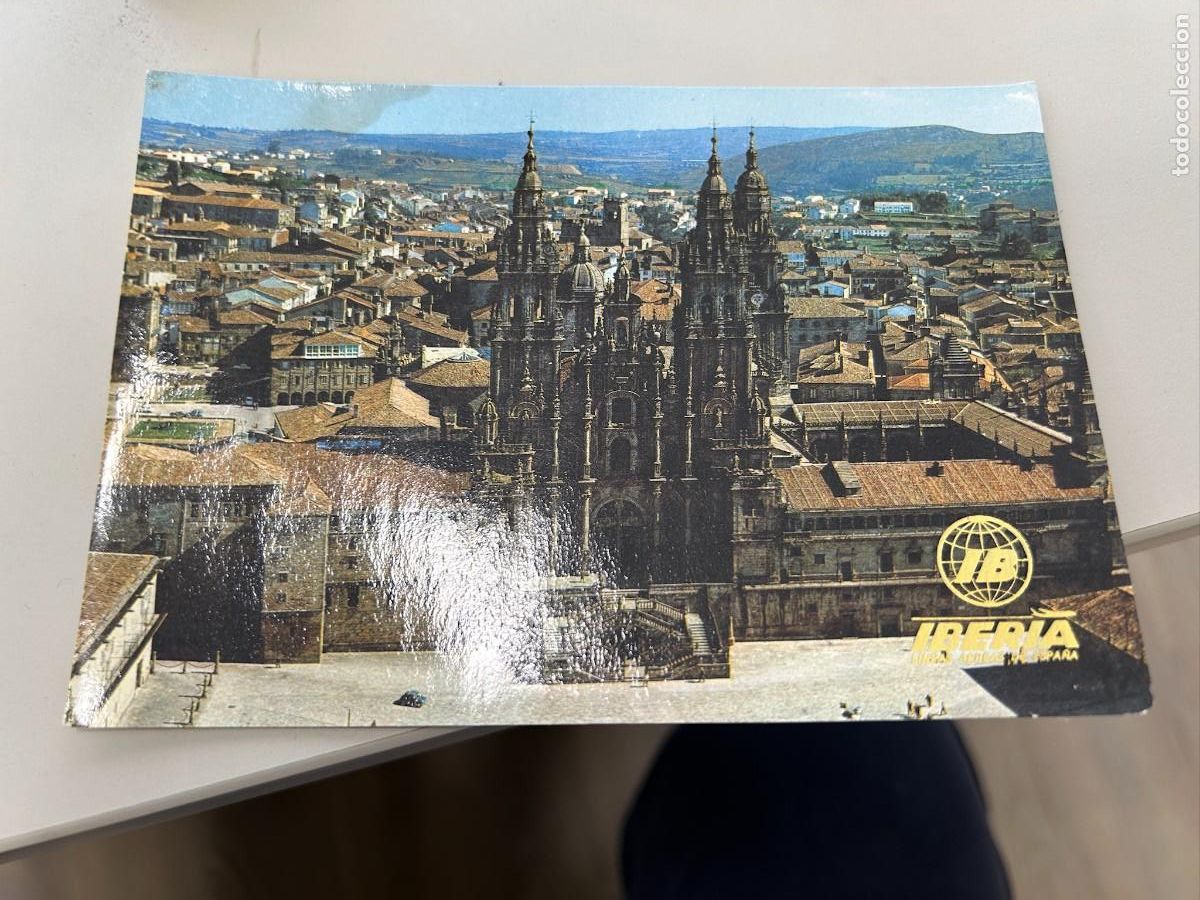 Postales: IBERIA SANTIAGO DE COMPOSTELA FACHADA DE LA CATEDRAL
