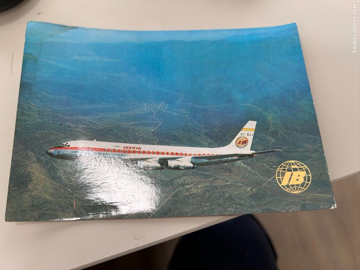 Postales: IBERIA JET DOUGLAS DC-8/52 TURBOFAN
