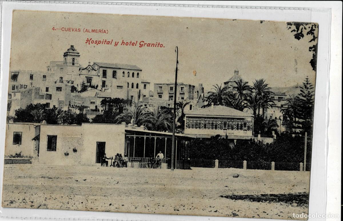 Postales: POSTAL ANTIGUA DE ALMERIA. CUEVAS. HOSPITAL Y HOTEL GRANITO. P-ANAL-231