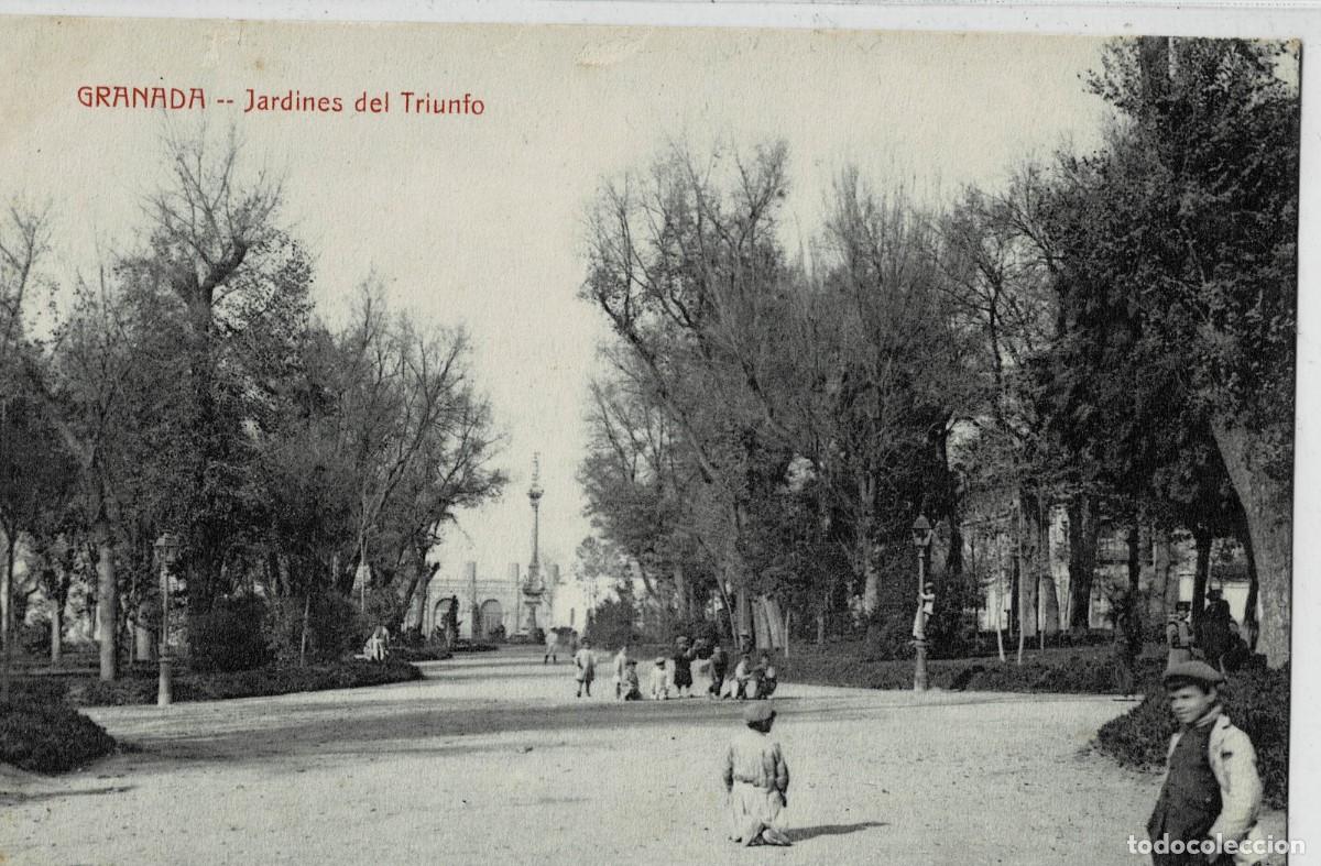 Postales: POSTAL ANTIGUA DE GRANADA. JARDINES DEL TRIUNFO. P-ANGRA-795