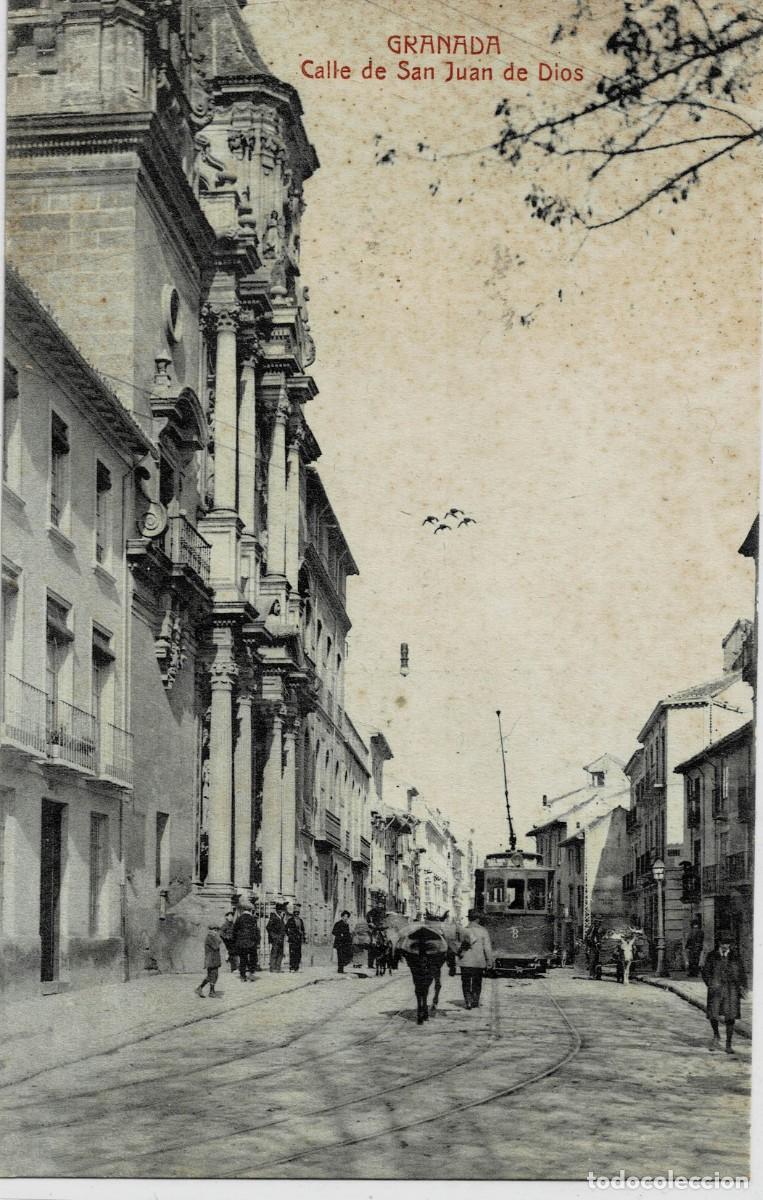 Postales: POSTAL ANTIGUA DE GRANADA. CALLE DE SAN JUAN DE DIOS. P-ANGRA-800
