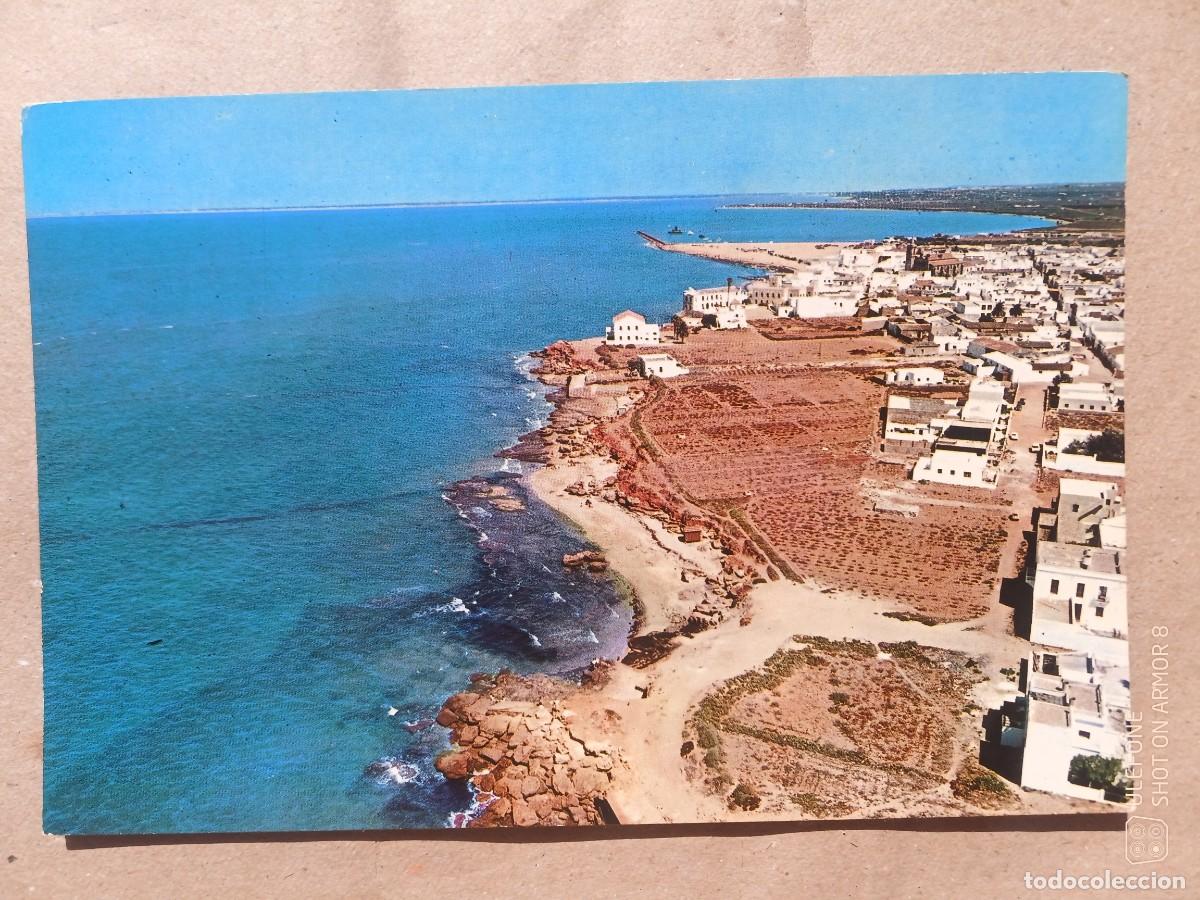 Postales: POSTAL n&ordm; 2 CHIPIONA PLAYA DE LAS CANTERAS Y MUELLE (CADIZ). CIRCULADA.