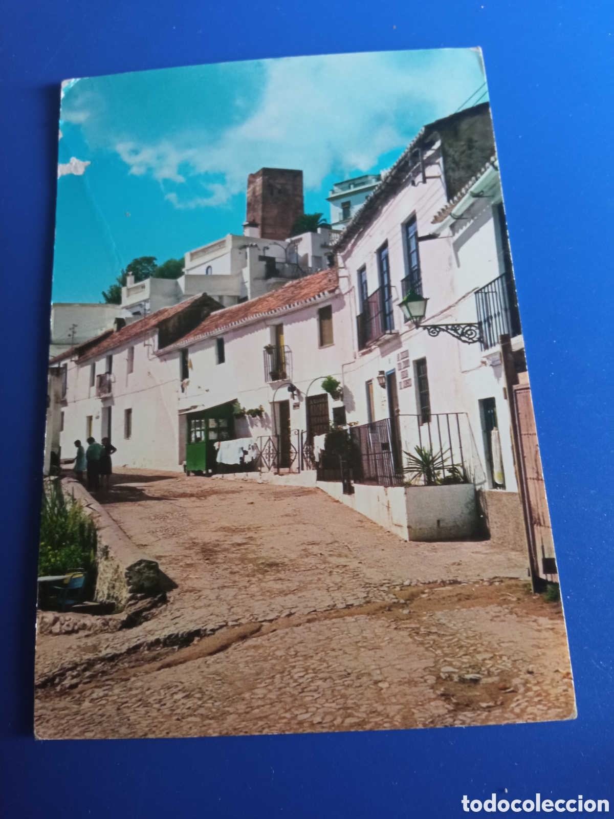 Postales: Antigua postal fotogr&aacute;fica, Torremolinos Subida del Bajandillo de 1966