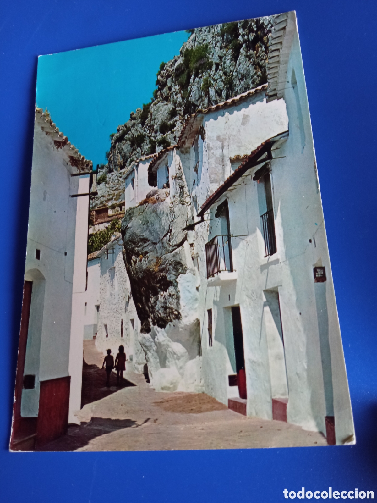 Postales: Antigua postal fotogr&aacute;fica, Ubrique, Calle Torre y Pe&ntilde;on