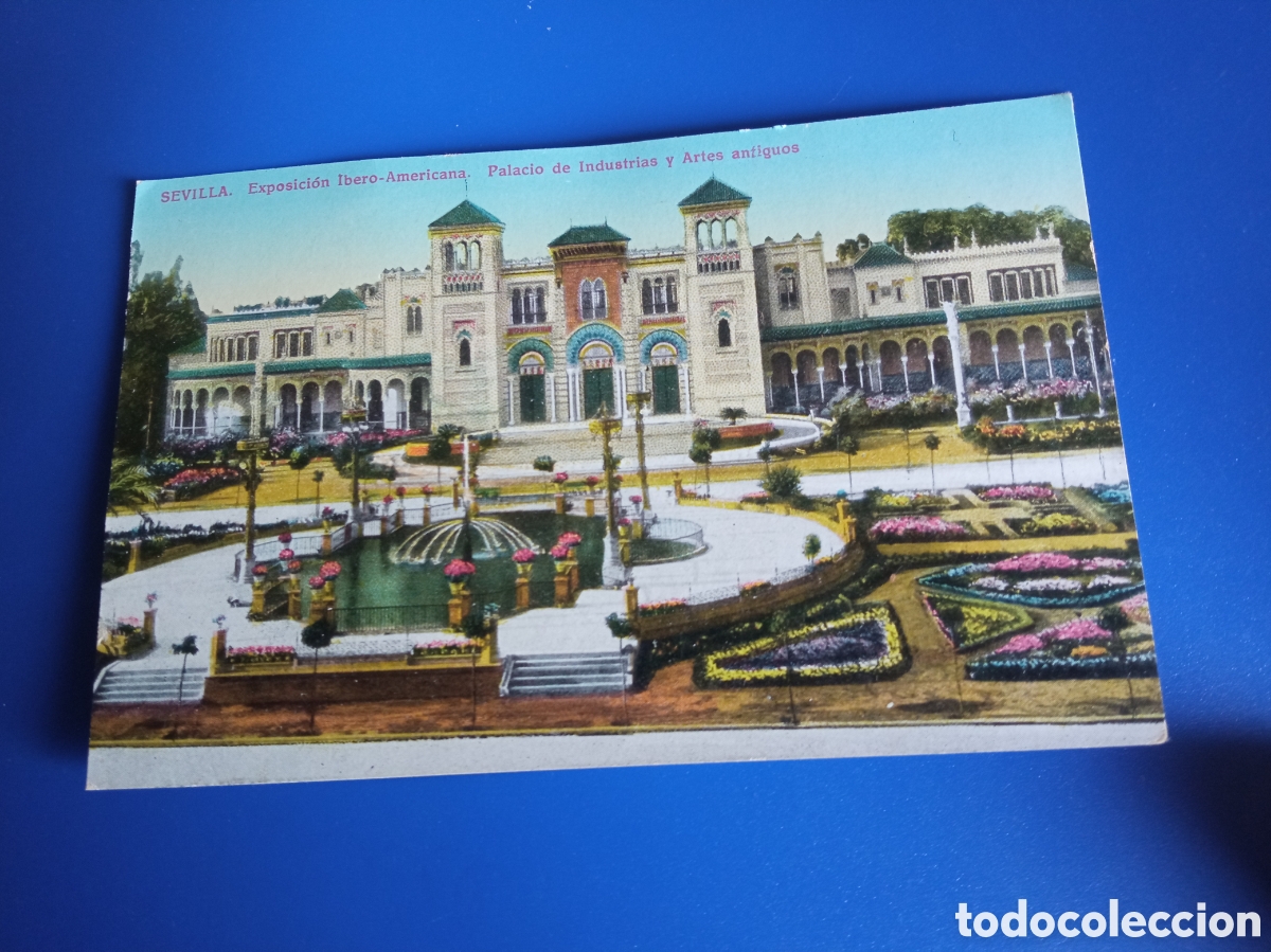 Cartoline: Antigua postal fotogr&aacute;fica, Sevilla Palacio de Industrias y Artes