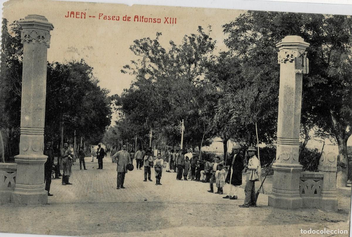Postales: POSTAL ANTIGUA DE JAEN. PASEO DE ALFONSO XIII. P-ANJ-136