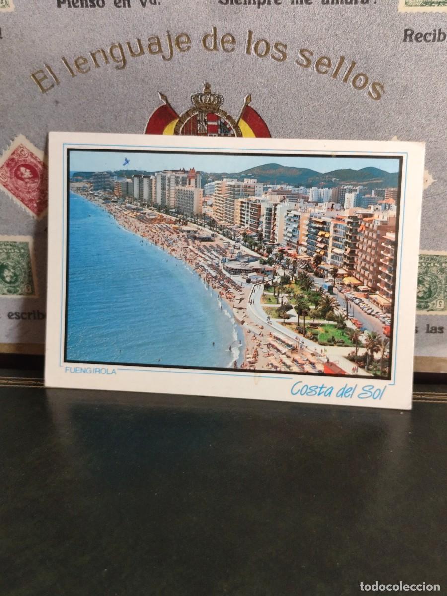 Postales: P6034 Postal Fuengirola 1346 Vista parcial del Paseo Mar&iacute;timo Rey de Espa&ntilde;a. Man&eacute;
