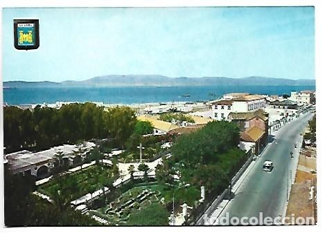 Postales: JARDINES MUNICIPALES Y BAHIA.- LA LINEA DE LA CONCEPCION / CADIZ