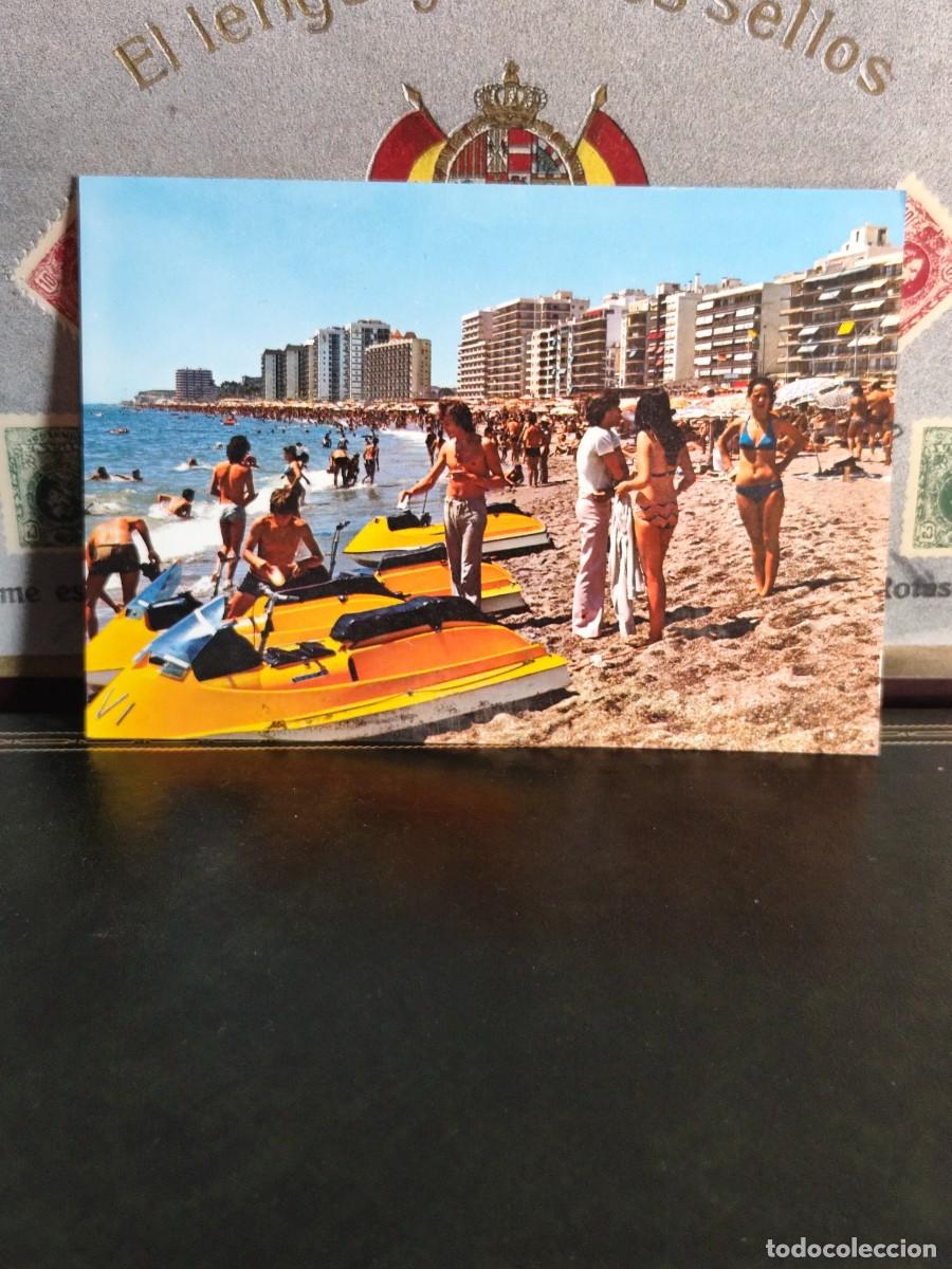 Postales: P6041 Postal Fuengirola 2038 Como est&aacute; la playa. Postales Costa del Sol