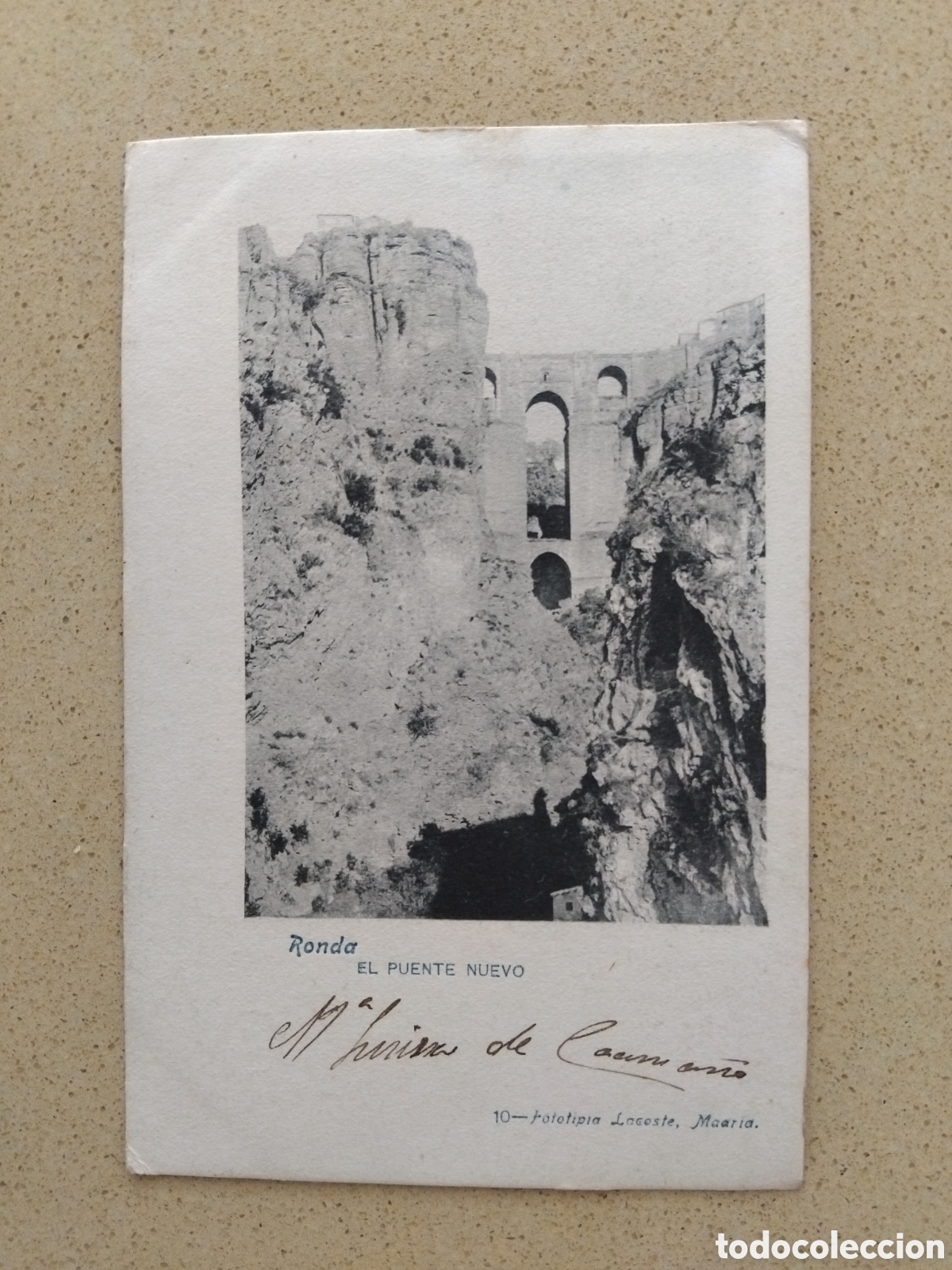 Postales: Postal Ronda el puente nuevo