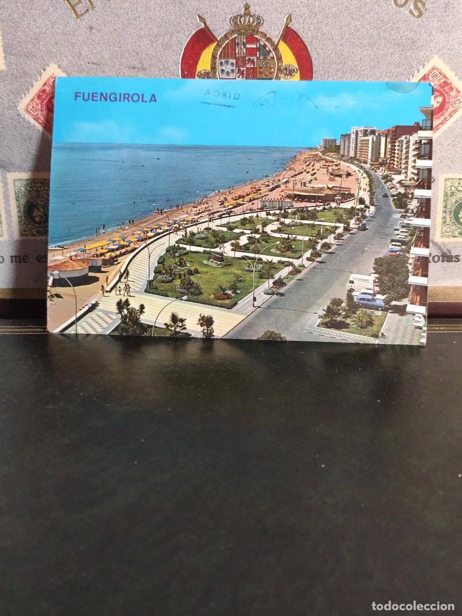 Postales: P6051 Postal Fuengirola 43 Paseo mar&iacute;timo y playa . Arribas