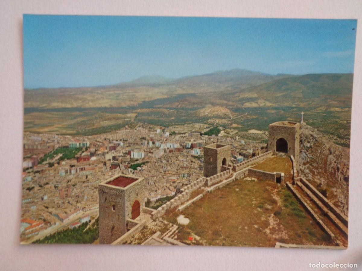 Postales: POSTAL DE JAEN : CASTILLO DE SANTA CATALINA Y CISTA PARCIAL