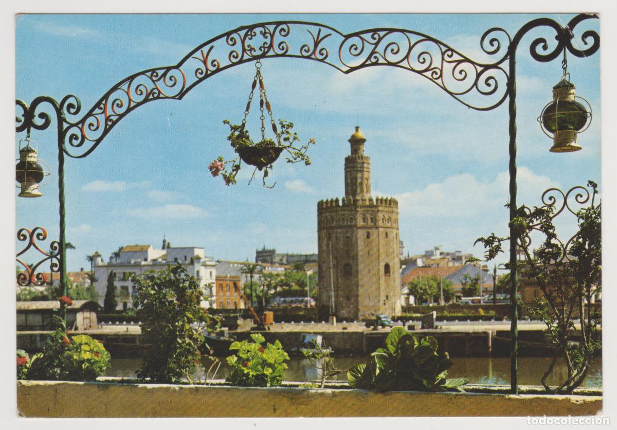 Postales: TARJETA POSTAL - SEVILLA - RIO GUALDALQUIVIR Y TORRE DEL ORO - N&ordm; 41 - GARCIA GARRABELLA Y CIA SRC