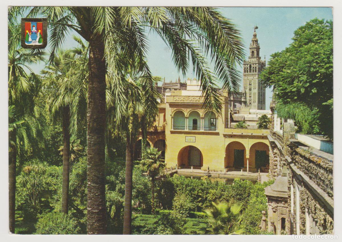 Postales: TARJETA POSTAL - SEVILLA - LA GIRALDA VISTA DESDE EL ALCAZAR - N&ordm; 15 - EDICIONES FISA