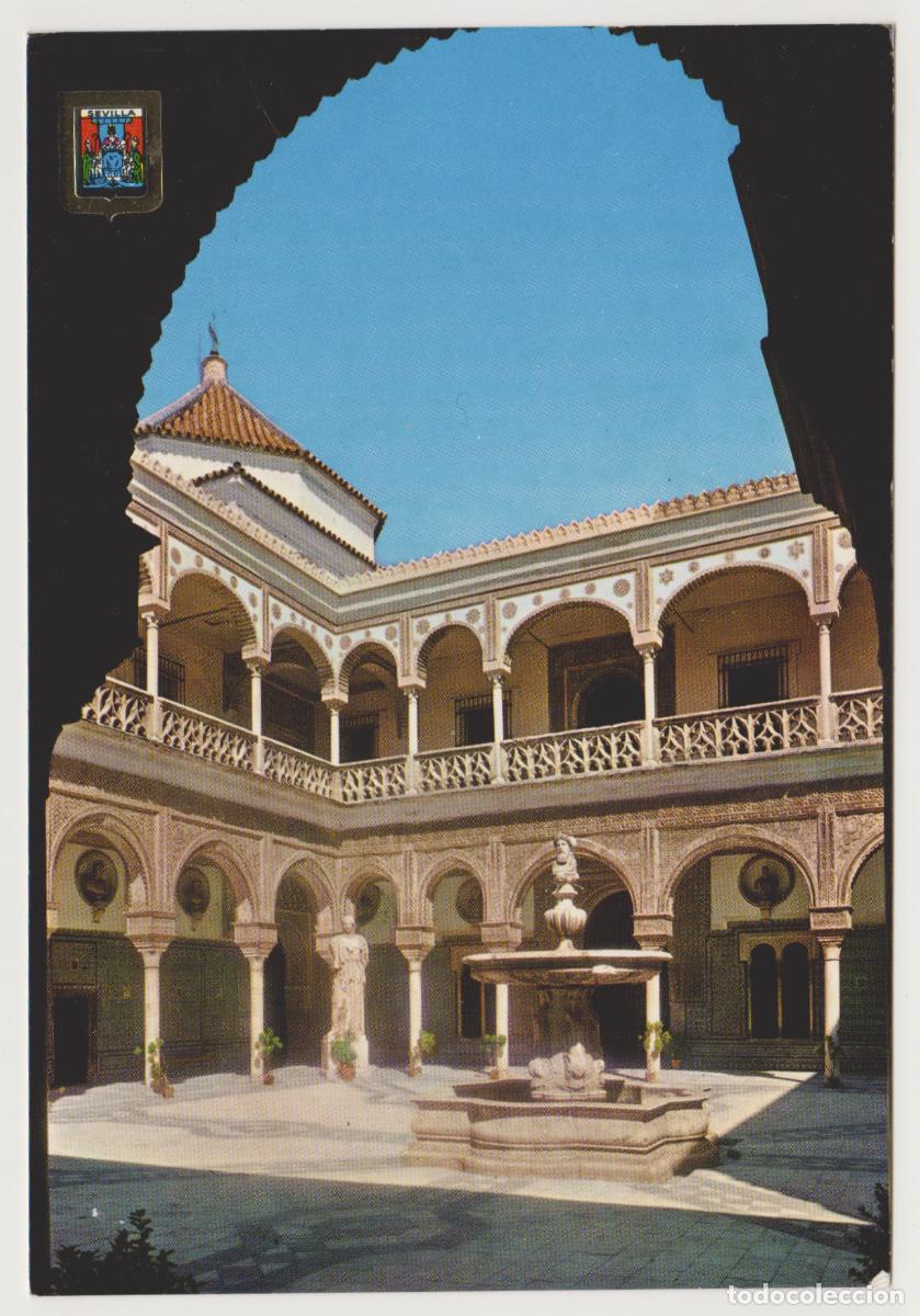 Postales: TARJETA POSTAL - SEVILLA - CASA DE PILATOS, PATIO - N&ordm; 135 - EDICIONES FISA
