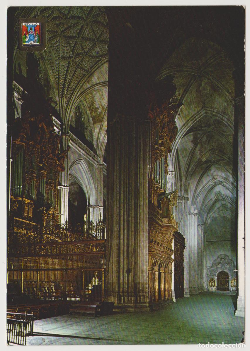 Postales: TARJETA POSTAL - CATEDRAL DE SEVILLA - ORGANO Y TRASCORO - N&ordm; 297 - EDICIONES FISA