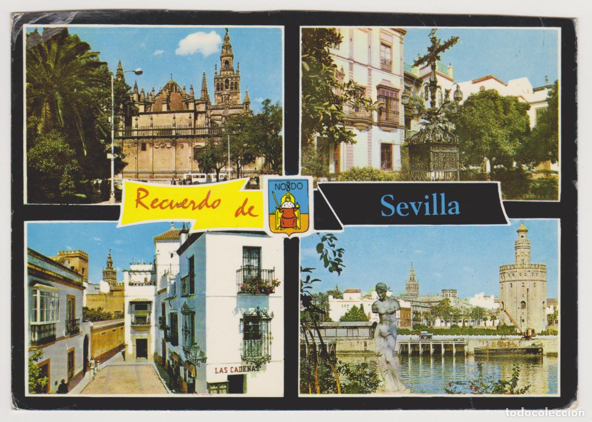 Postales: TARJETA POSTAL - RECUERDO DE SEVILLA - N&ordm; 155 - EDICIONES RO