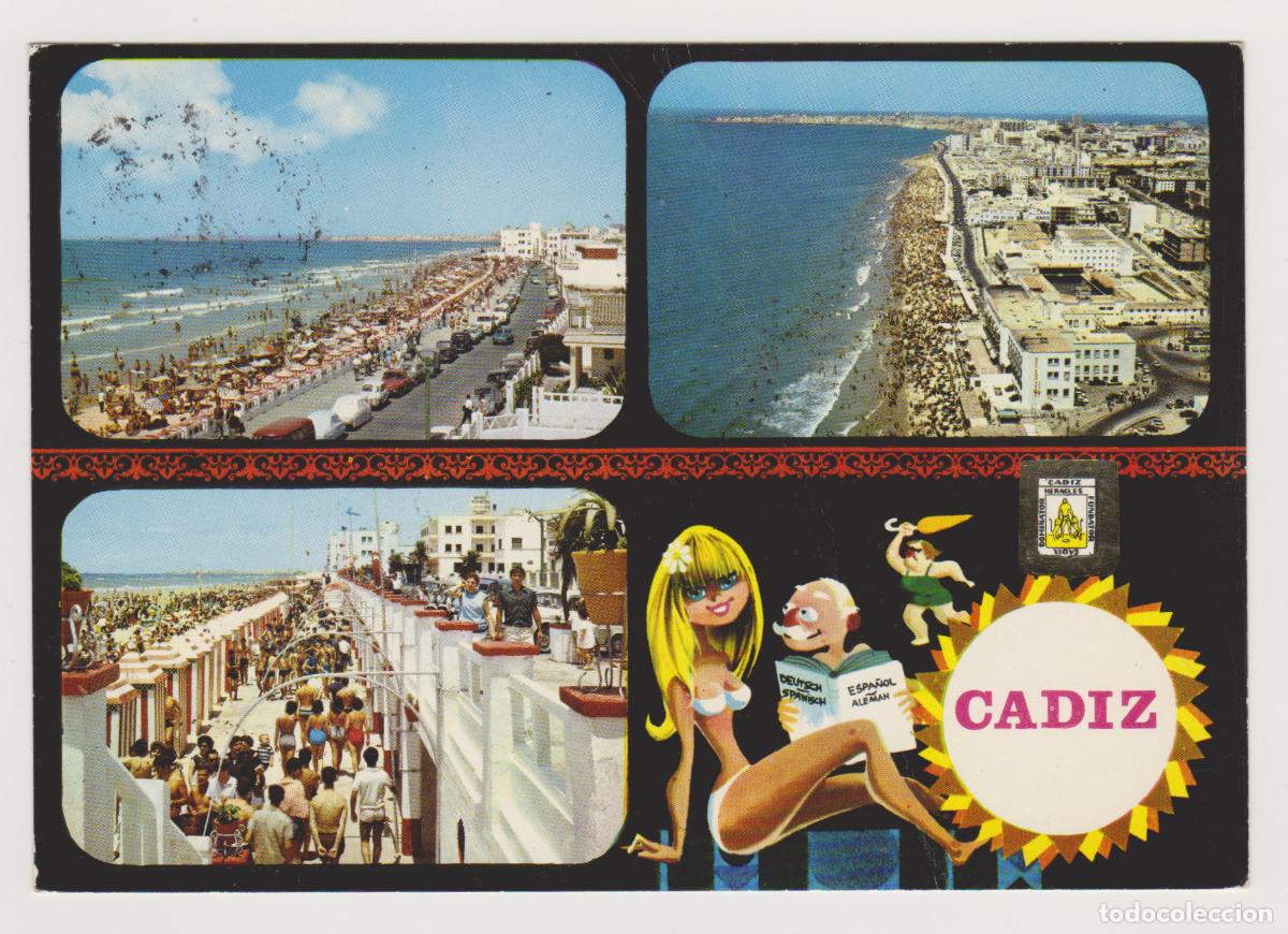 Postales: TARJETA POSTAL - CADIZ - VISTAS PARCIALES - N&ordm; 1189 - EDICIONES FISA