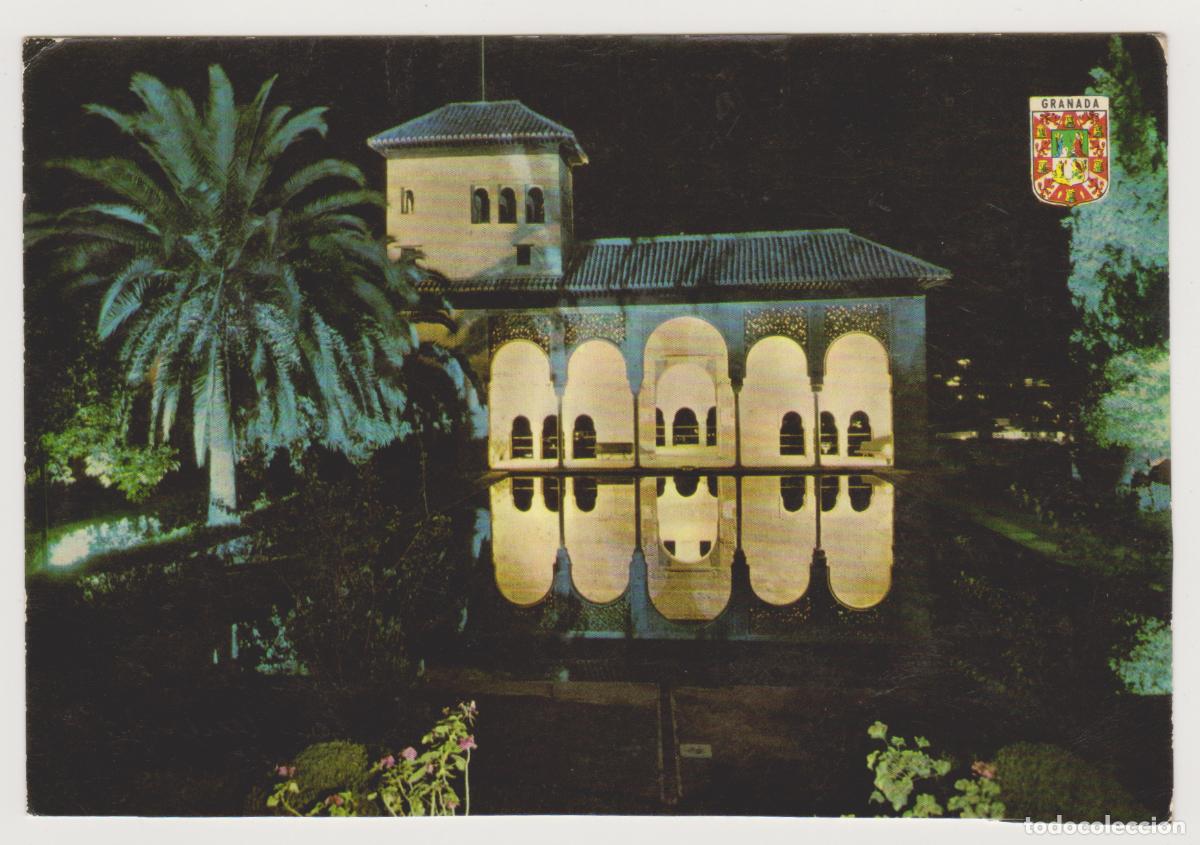 Postales: TARJETA POSTAL - GRANADA - ALHAMBRA - JARDINES DEL PARTAL - N&ordm; 80 - EXCLUSIVAS FRANCISCO GALLEGOS