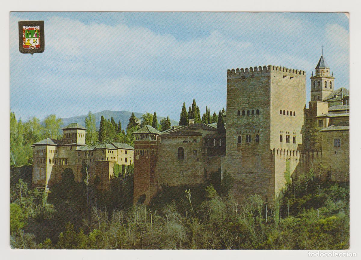 Postales: TARJETA POSTAL - GRANADA - ALHAMBRA - VISTA PARCIAL - N&ordm; 127 - EDICIONES FISA