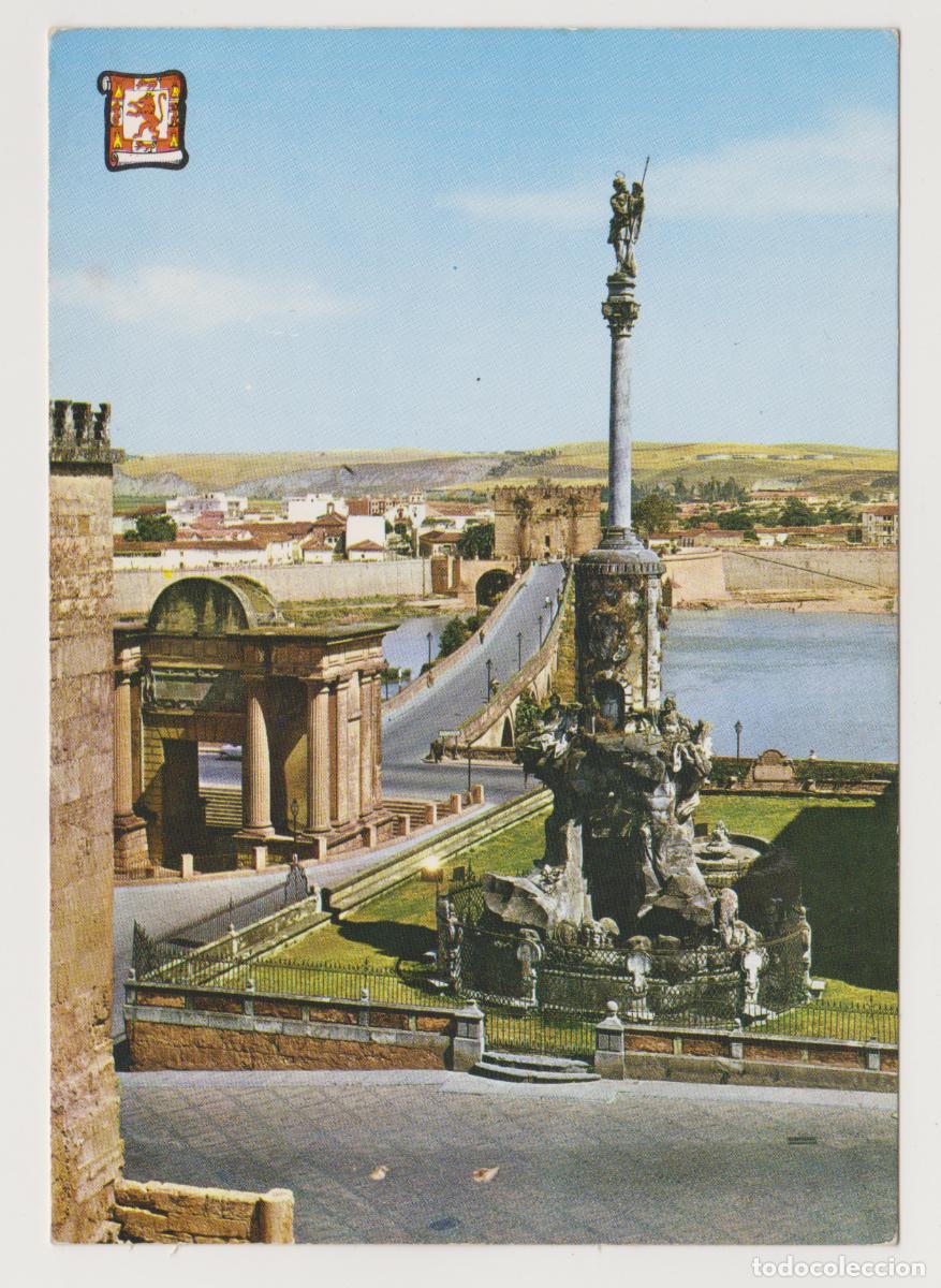 Postales: TARJETA POSTAL - CORDOBA - TRIUNFO DE SAN RAFAEL Y PUENTE ROMANO - ED. PERGAMINO