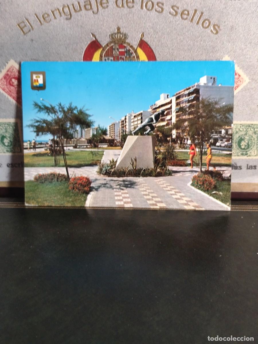 Postales: P6064 Postal Fuengirola 5 Monumento al pescador . Dom&iacute;nguez