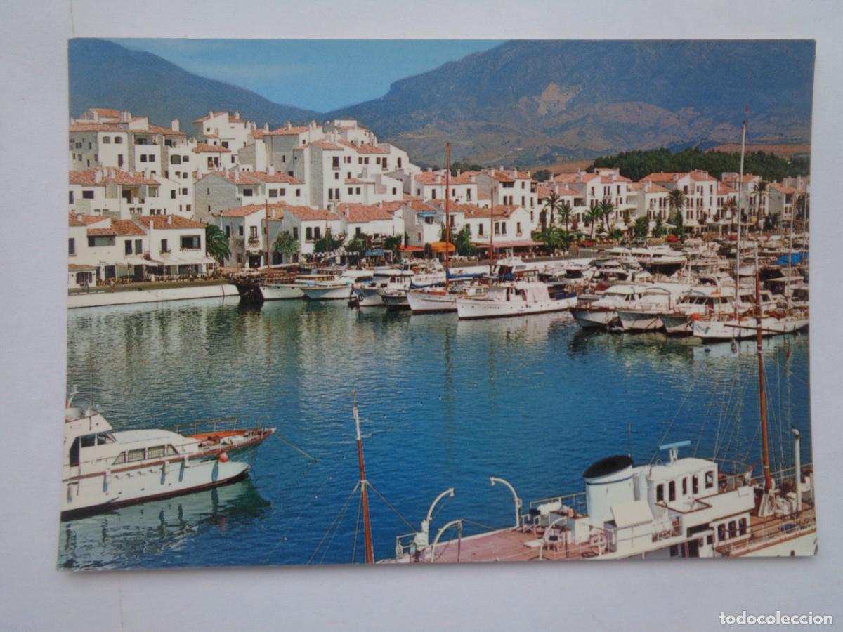 Postales: POSTAL DE MARBELLA ( COSTA DEL SOL , MALAGA ): PUERTO BAN&Uacute;S , &uml; ANDALUCIA LA NUEVA &uml;
