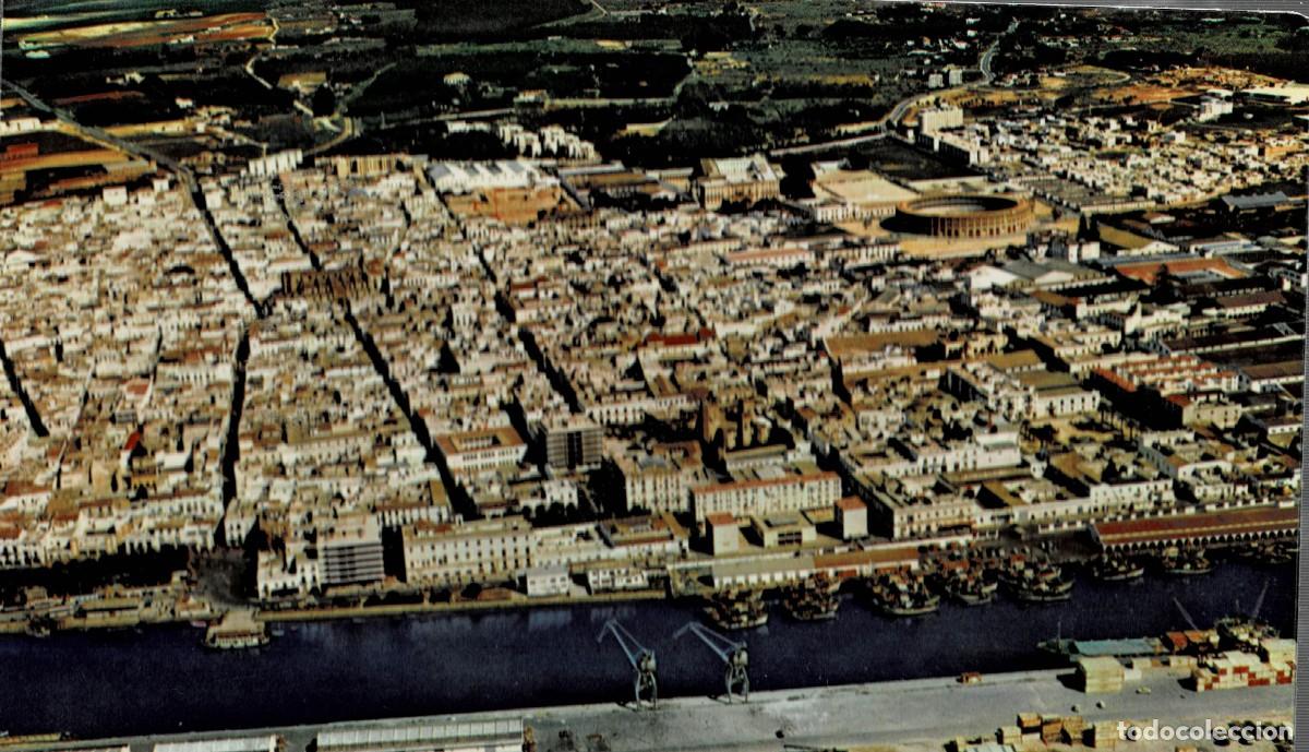 Postales: POSTAL MODERNA DEL PUERTO SANTA MARIA. VISTA AEREA. P-ANPS-148