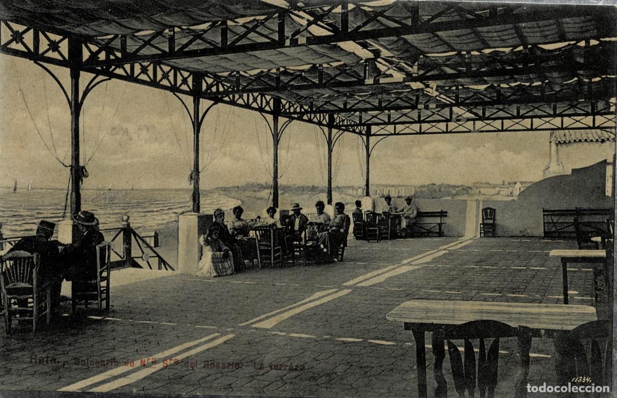 Postales: POSTAL ANTIGUA DE ROTA. BALNEARIO DE NRA. SRA. DEL ROSARIO. P-ANROT-007