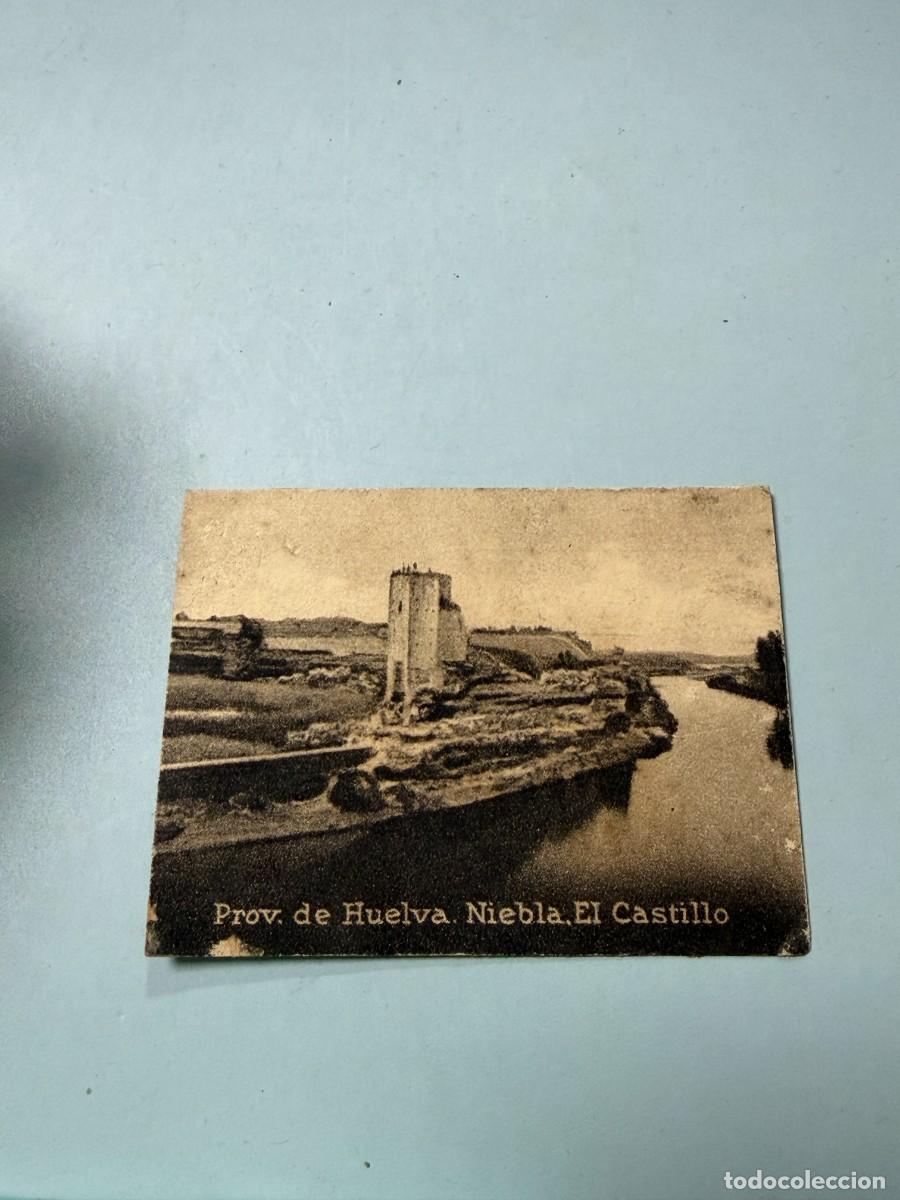 Postales: POSTAL ORIGINAL. D&Eacute;CADA A&Ntilde;OS 30. PROV. DE HUELVA. NIEBLA. EL CASTILLO. N&ordm; 909