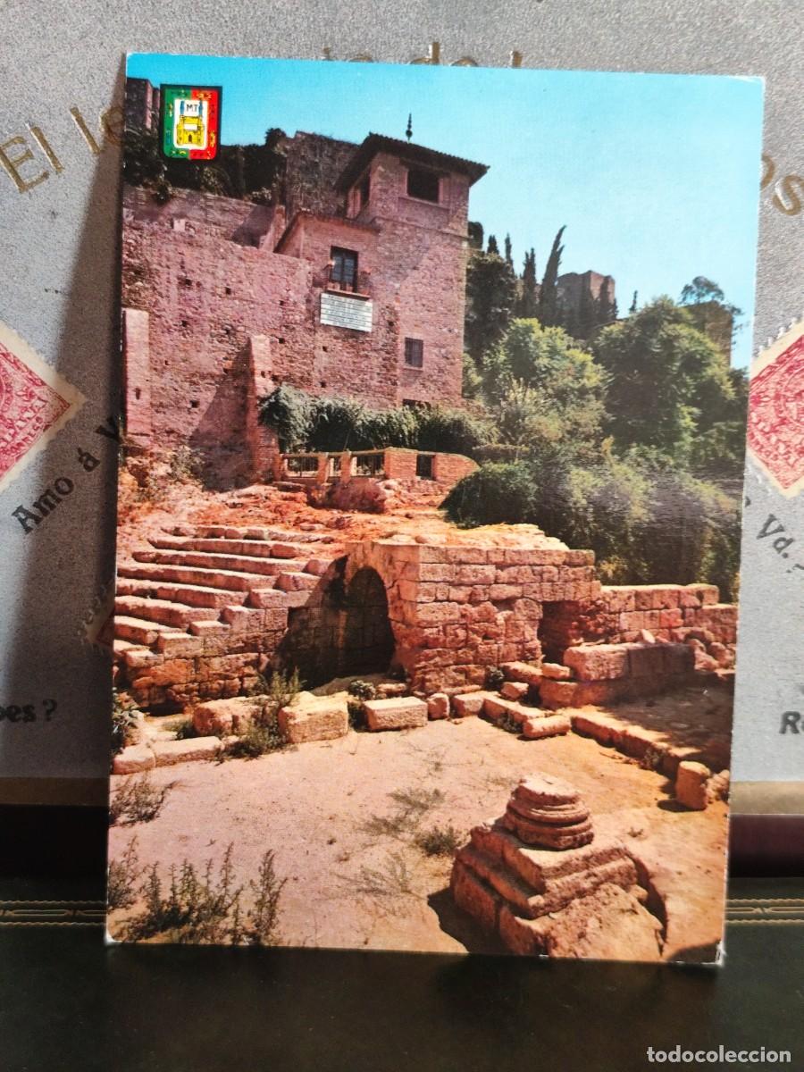 Postales: P6127 Postal M&aacute;laga 13 Alcazaba . Anfiteatro romano .Dom&iacute;nguez