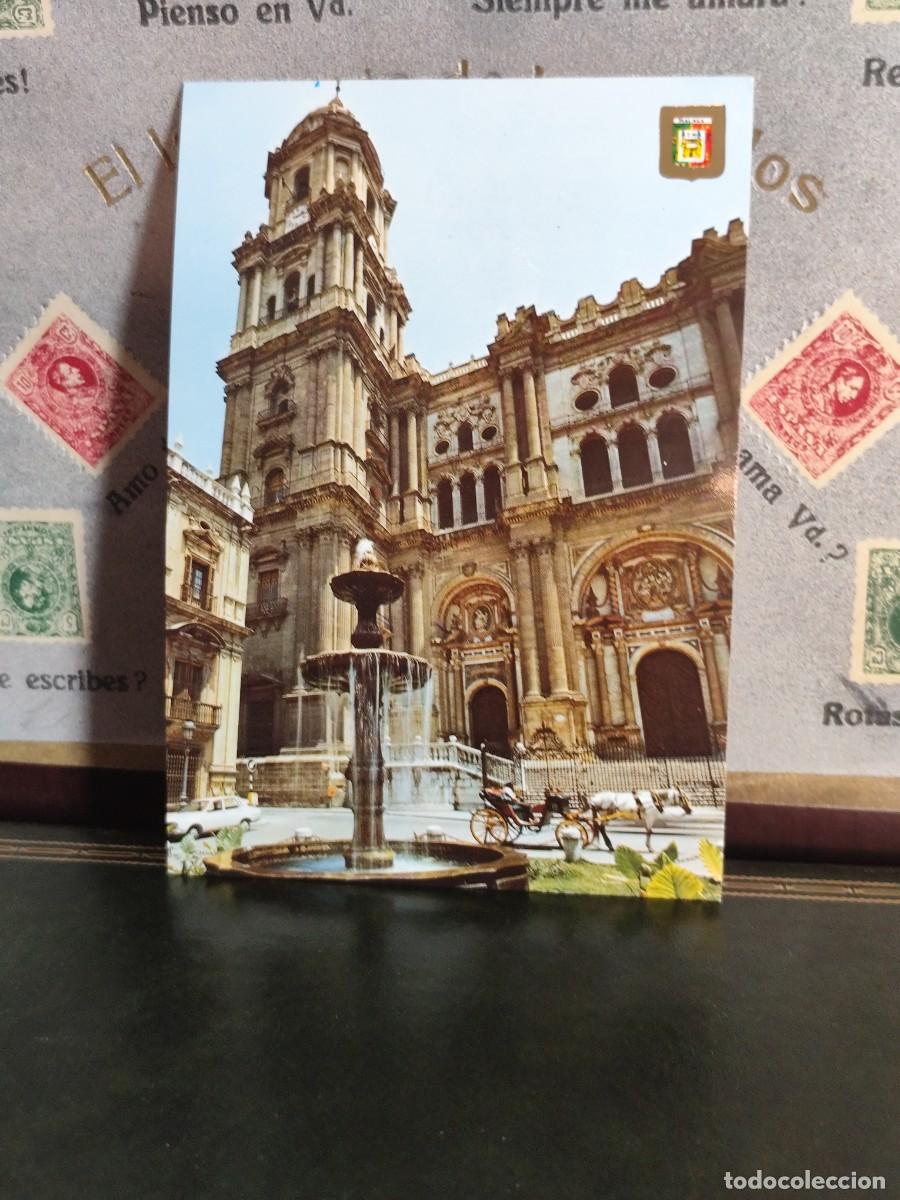 Postales: P6128 Postal M&aacute;laga 27 La Catedral .Dom&iacute;nguez