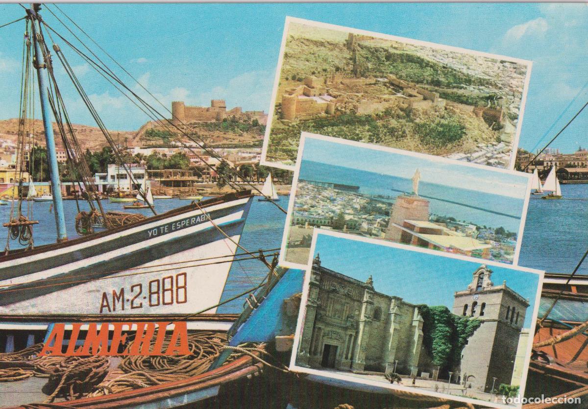 Postales: ALMERIA, VARIAS VISTAS DE LA CIUDAD - EDICIONES ARRIBAS N&ordm;2017 - ESCRITA 1967